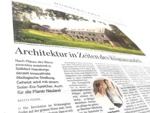 eins:eins architekten hamburg - klimamodellquartier abendblatt