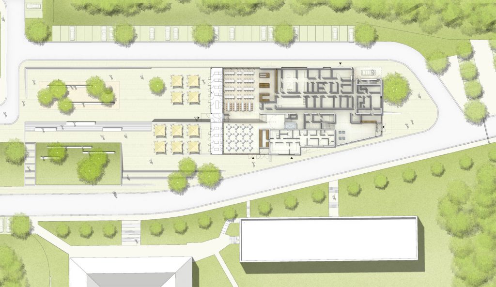 eins:eins architekten hamburg - Kantinen- und Konferenzgebäude AKNZ