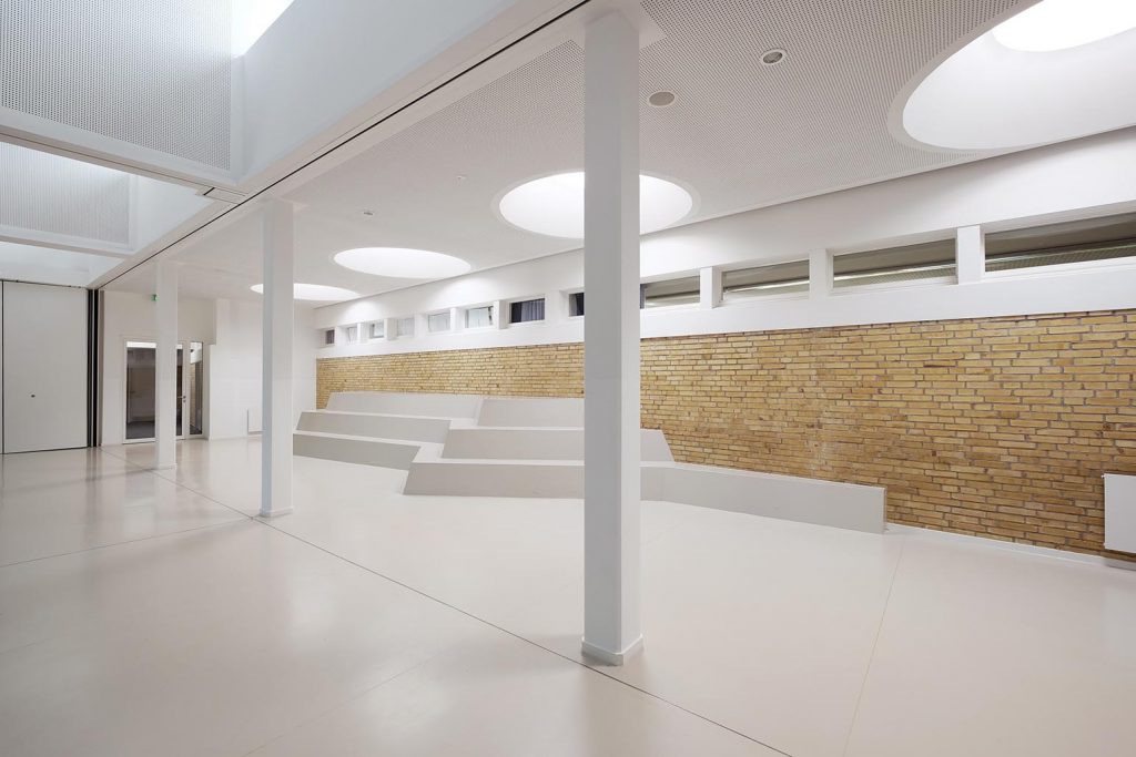 eins:eins architekten hamburg - Pausenmehrzweckhalle Grundschule Neuland