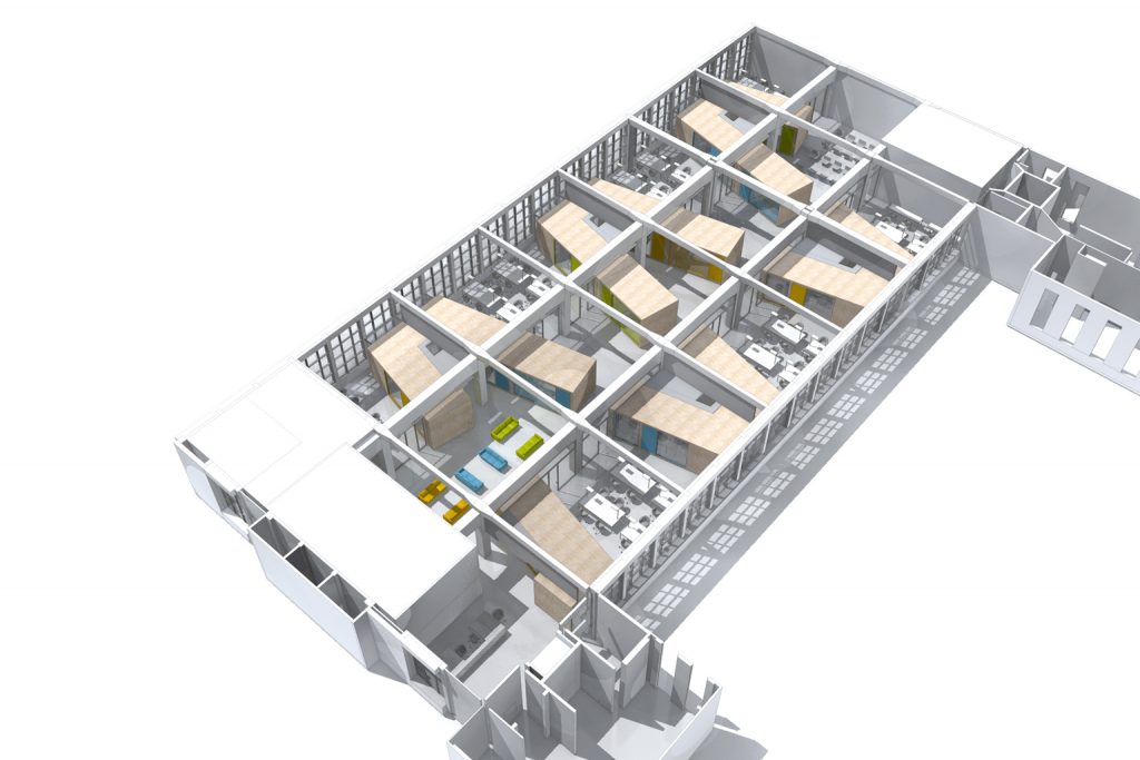 eins:eins architekten hamburg - Büroausbau NXP