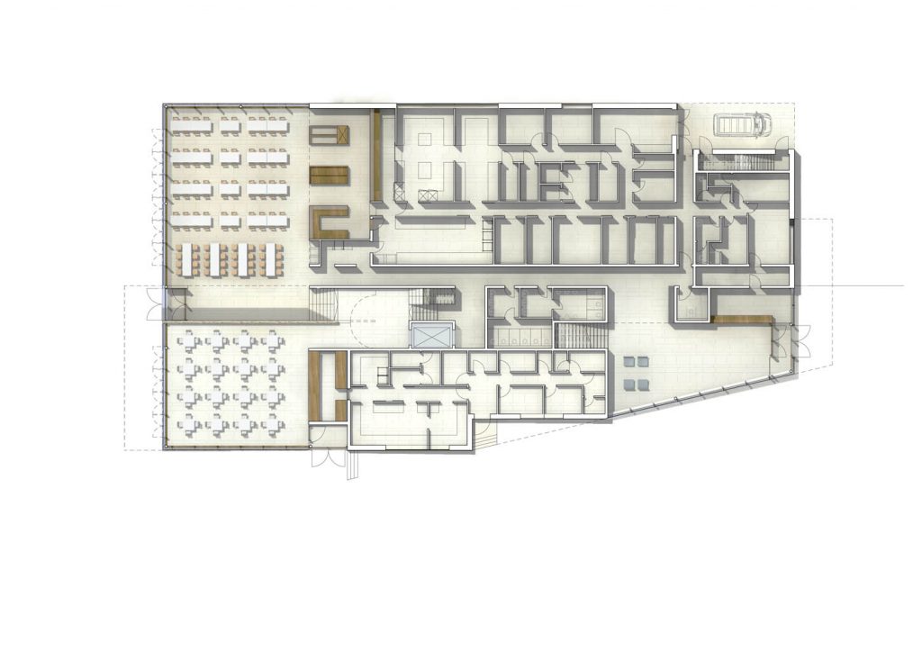 eins:eins architekten hamburg - Kantinen- und Konferenzgebäude AKNZ