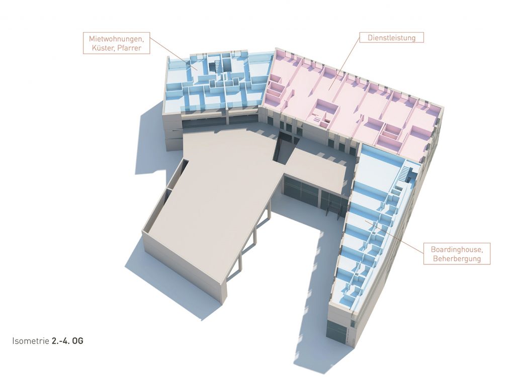 eins:eins architekten hamburg - Kirchenzentrum Antoniter Quartier