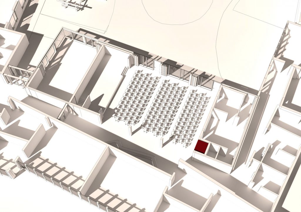 eins:eins architekten hamburg - Pausenmehrzweckhalle Grundschule Neuland