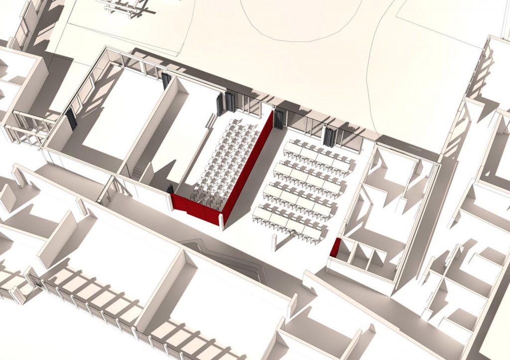 eins:eins architekten hamburg - Pausenmehrzweckhalle Grundschule Neuland