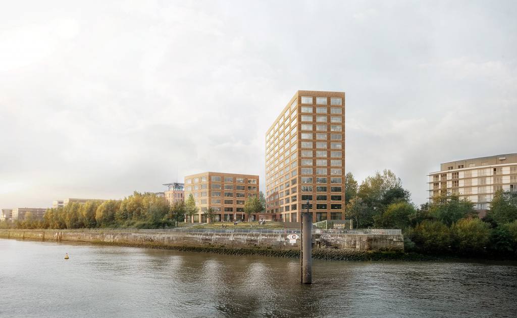 eins:eins architekten hamburg - Bürohochhaus Finkenwerder