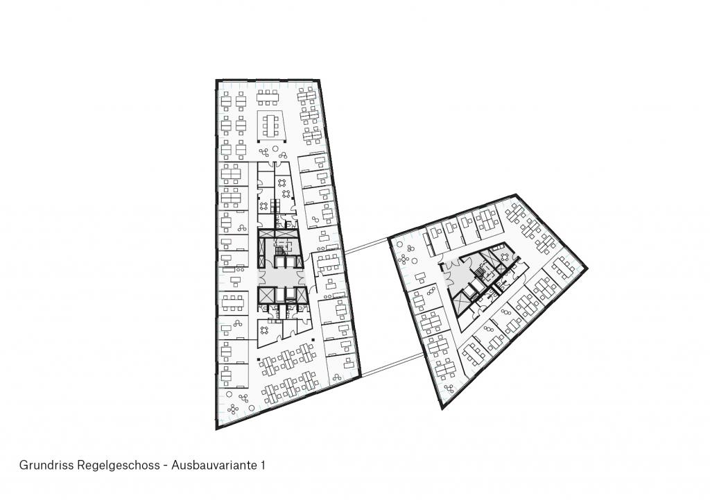 eins:eins architekten hamburg - Bürohochhaus Finkenwerder