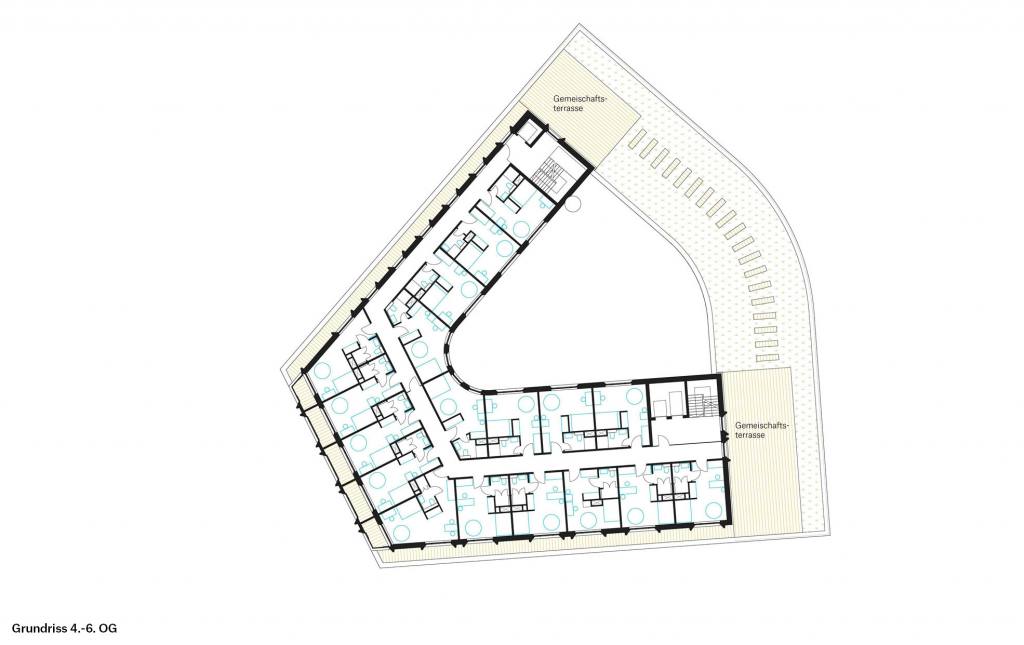 eins:eins architekten hamburg - Wohn- und Geschäftshaus Mundsburger Damm