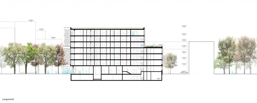 eins:eins architekten hamburg - Wohn- und Geschäftshaus Mundsburger Damm