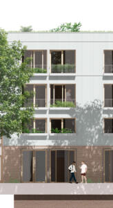 eins:eins architekten hamburg - Fassade Detailansicht 2
