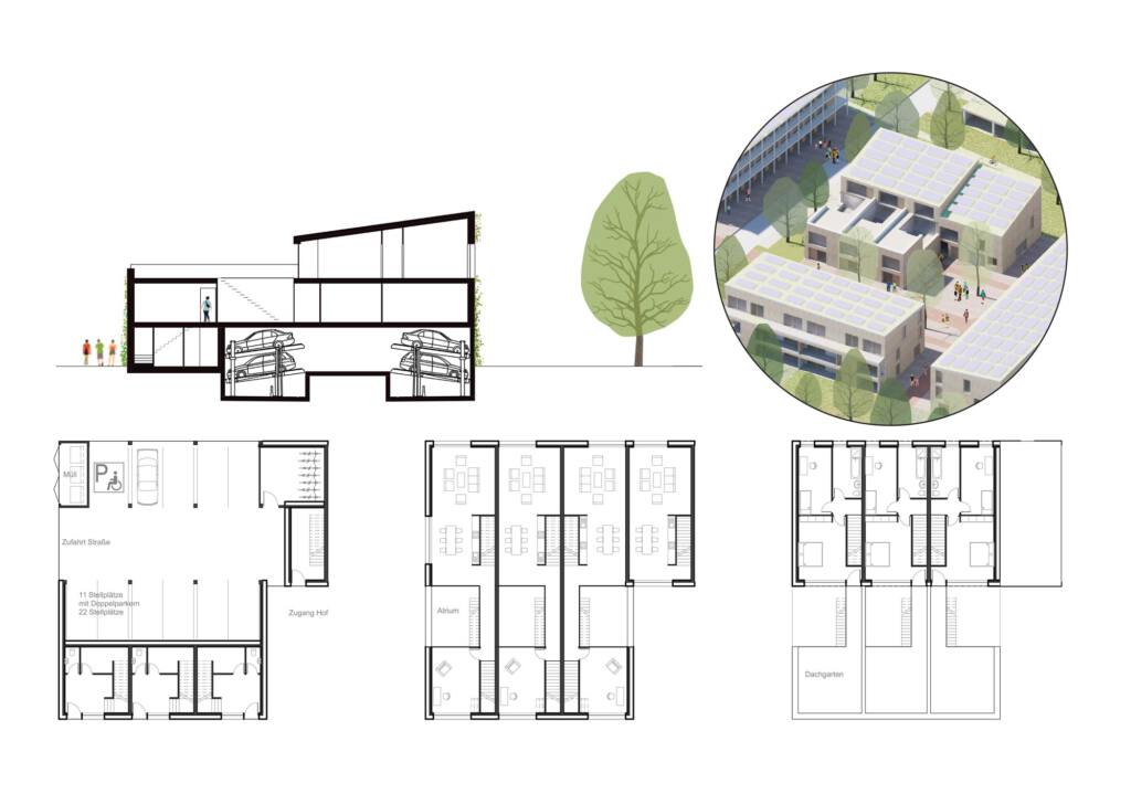 eins:eins architekten hamburg - Neues Wohnquartier an der Gorch-Fock-Straße