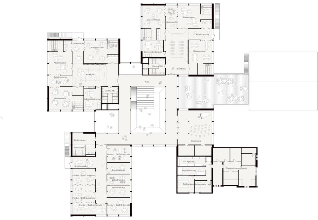 eins:eins architekten hamburg - Neugestaltung Grundschule Klein Nordende-Lieth