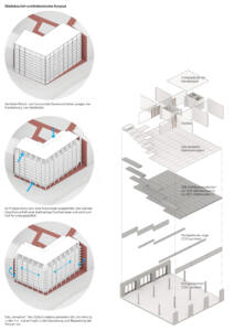 eins:eins architekten hamburg - Architektonisches Kozept und Tragwerk