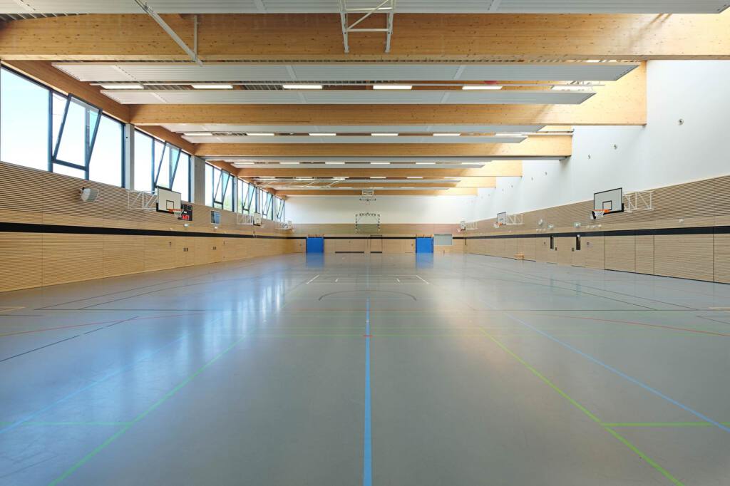 eins:eins architekten hamburg - Zweifeldsporthalle Werner-Heisenberg-Gymnasium