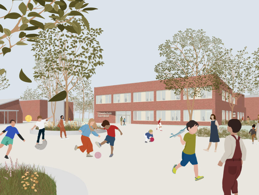 Schule Hausbrucher Bahnhofstraße