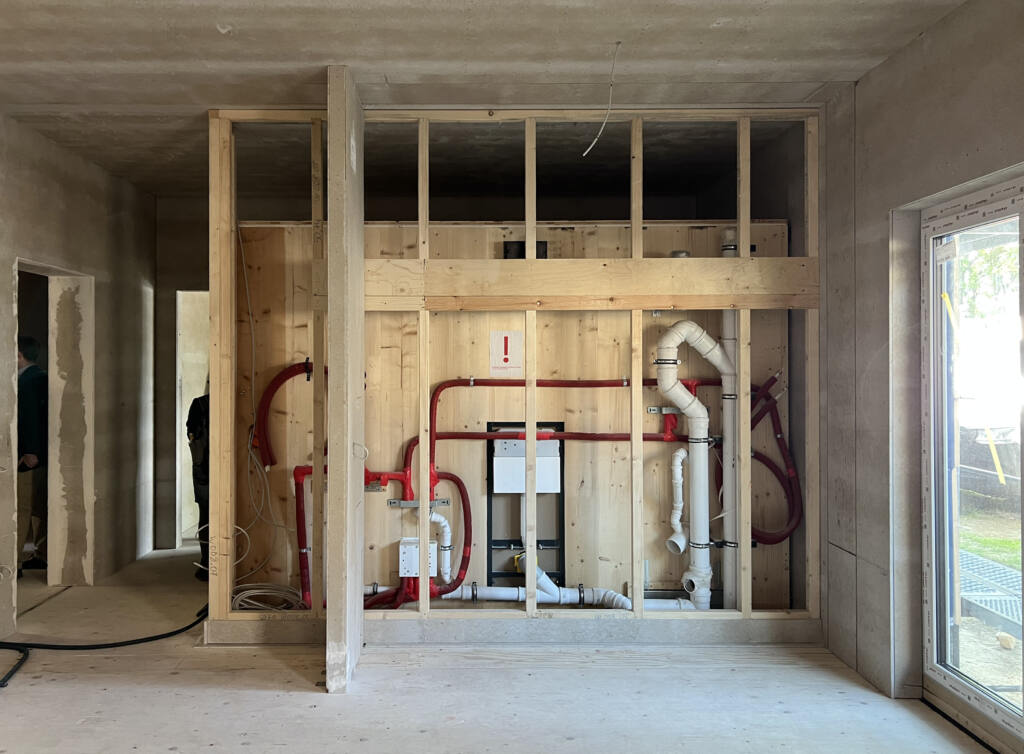 eins:eins architekten hamburg - Aufstockung in Holzmodulbauweise