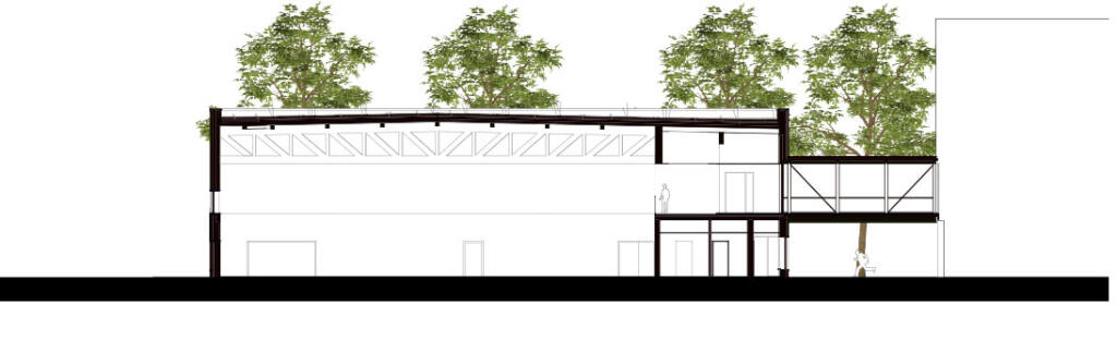 Schnitt-1024x334 - Sporthalle Hebebrandstraße eins:eins architekten hamburg - Sporthalle Hebebrandstraße