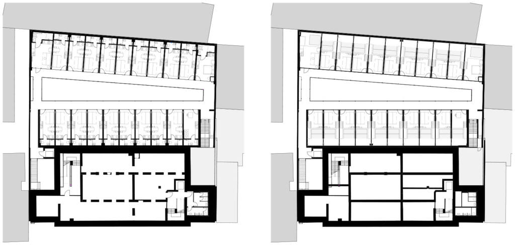 03-Grundriss-1.OG_-1024x488 - Boardinghaus Eimsbüttel eins:eins architekten hamburg - Boardinghaus Eimsbüttel